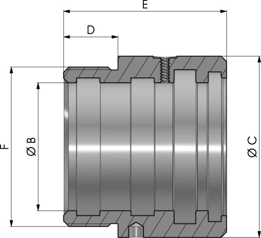 STEEL PLUNGER HEAD